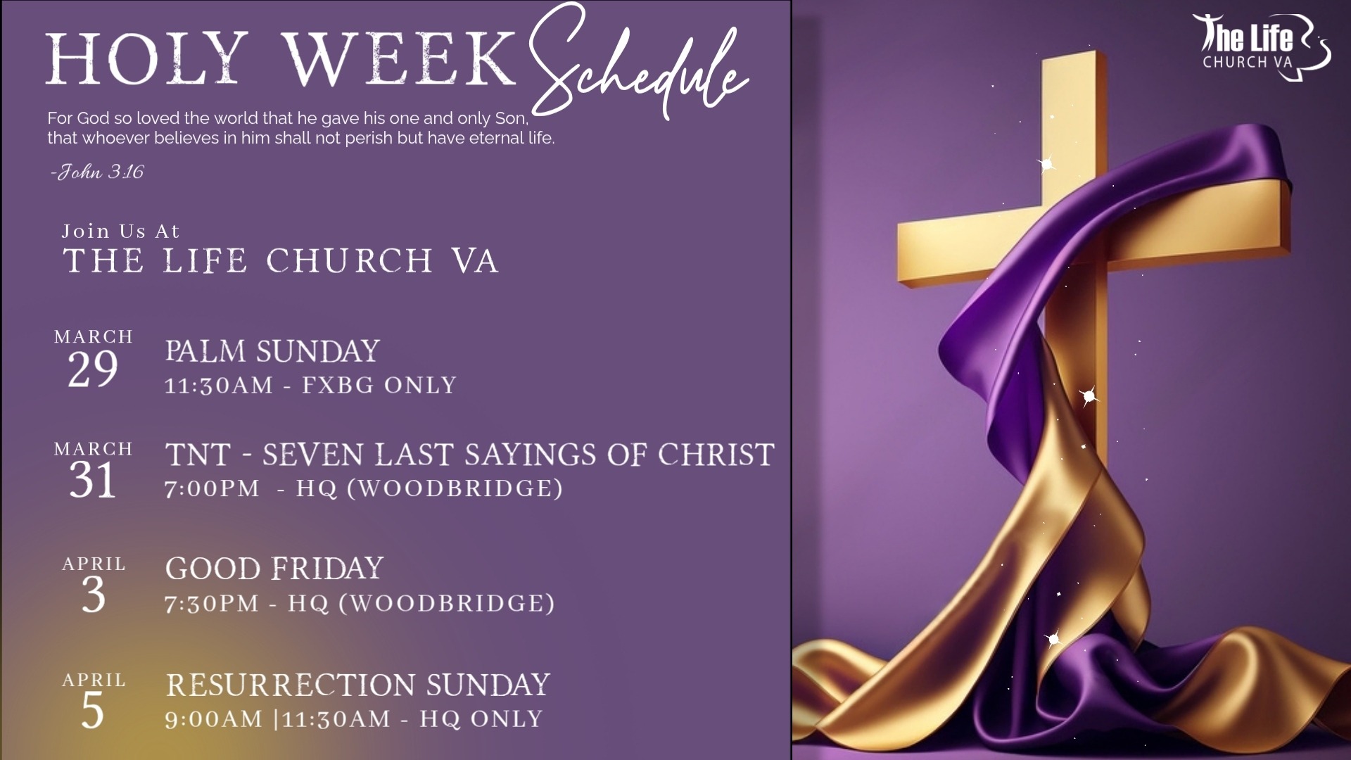 PALM SUNDAY SERVICE @ FXBG