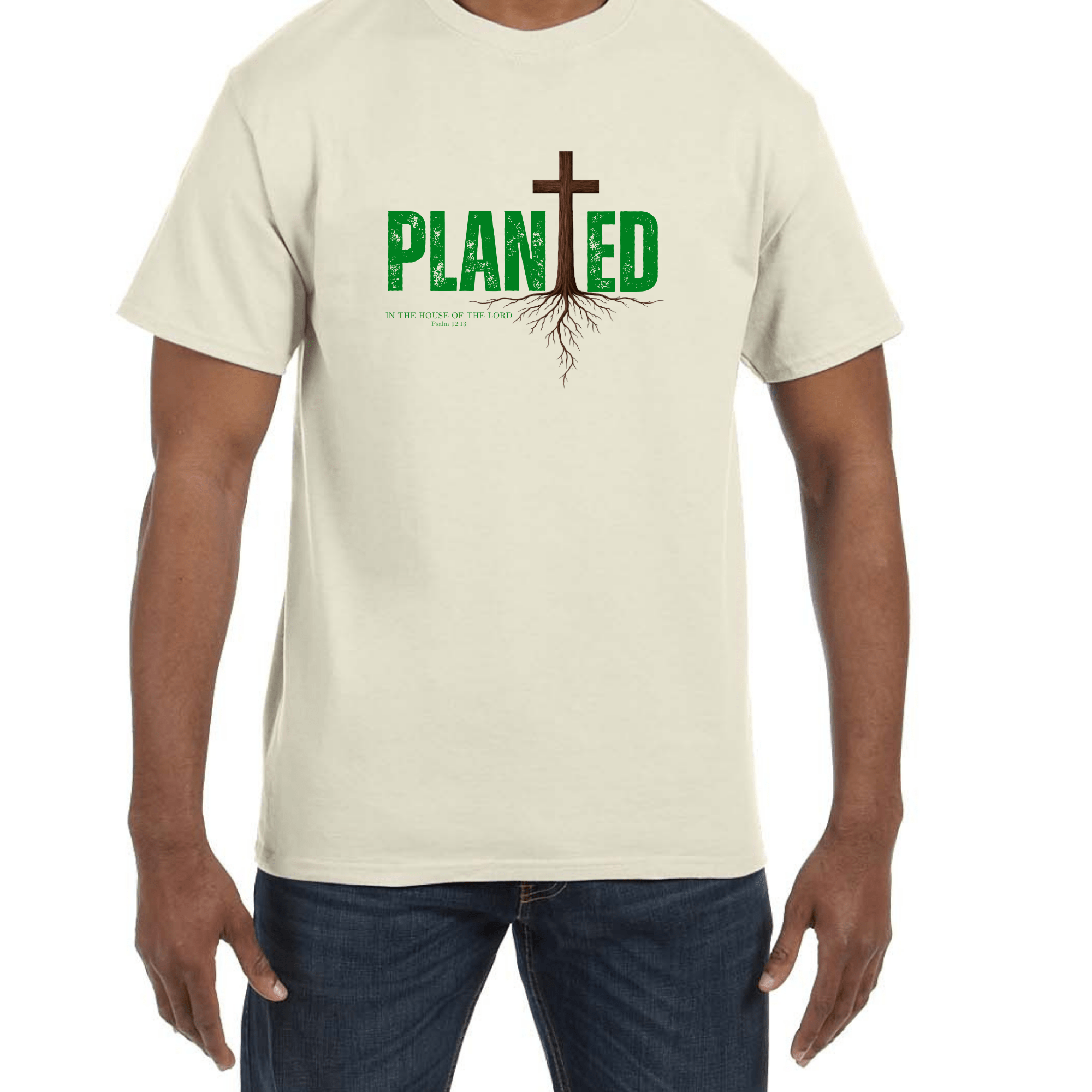 PLANTED IN THE HOUSE Short Sleeve Shirt - Heather Cream