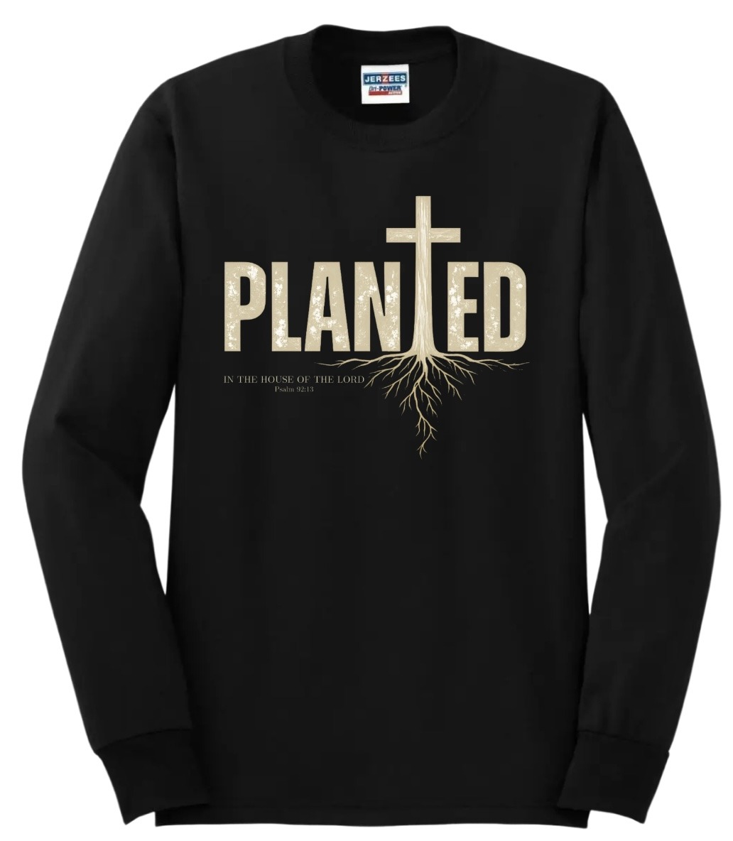 PLANTED IN THE HOUSE Long Sleeve Shirt - Black